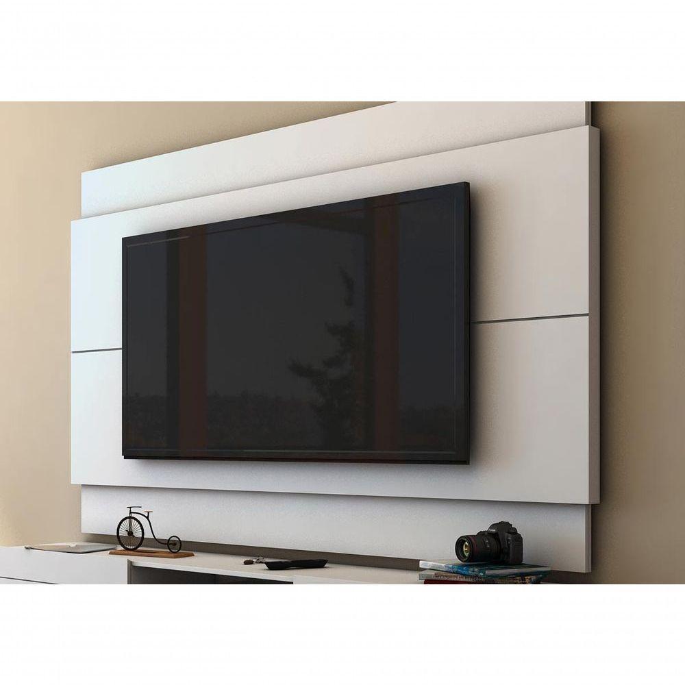 Painel Para Tv Classic 1.8 Branco Acetinado - Imcal Móveis - 2