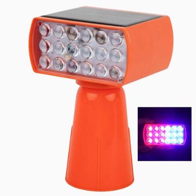 Sinalizador Solar Viario Duas Cores Cone Alerta Obra Rodovia Emergencia Estrada Transito Fiscalizaçao