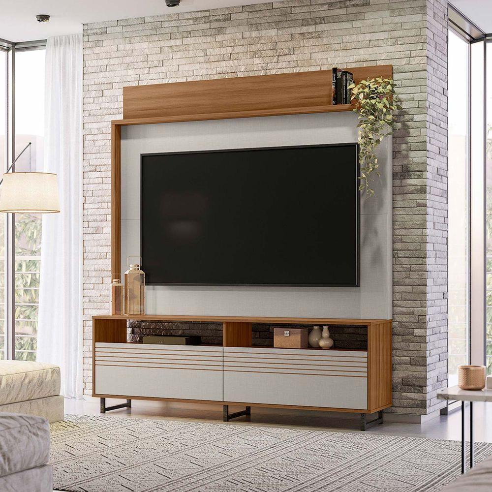 Home Suspenso Nt 1300 Freijó Com Off White - Notável - 2