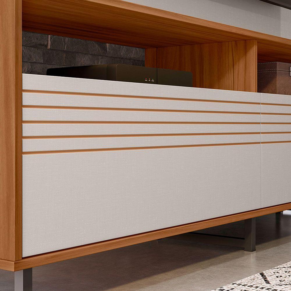 Home Suspenso Nt 1300 Freijó Com Off White - Notável - 3