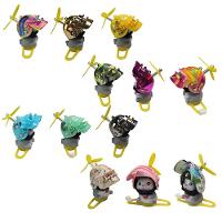 Gatinho Gato Fofo Guidao Bike Motocicleta Buzina Som Led Sinalizaçao Passeio Segurança Decoraçao Cor Da Luz Amarelo - 1