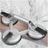 Ventosa Sucçao Tripla Carga 150kg Espelho Vidro Marmore Porcelanato Ceramina Alavanca Profissional Transporte Seguro - 2