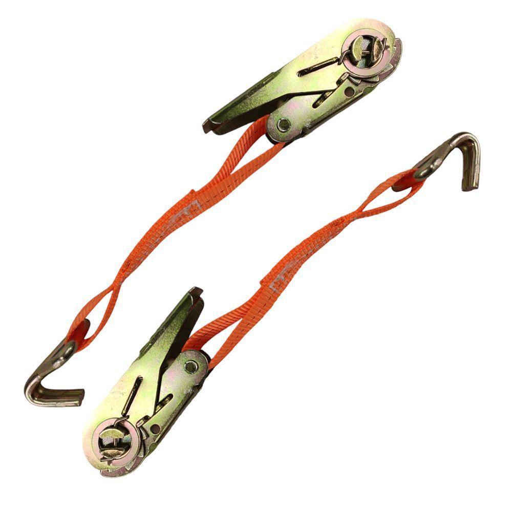 Catraca Movel Amarraçao Carga Kit 2 Uni Gancho Em J Reforçado Resistente Obra Mudança Peso Moto Caminhao - 1