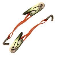 Catraca Movel Amarraçao Carga Kit 2 Uni Gancho Em J Reforçado Resistente Obra Mudança Peso Moto Caminhao - 1