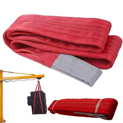 Cinta Elevaçao De Carga 5 Toneladas 8 Metros Reforçada Resistente Guincho Reboque Mudança Obra Construçao