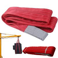 Cinta Elevaçao De Carga 5 Toneladas 8 Metros Reforçada Resistente Guincho Reboque Mudança Obra Construçao - 1