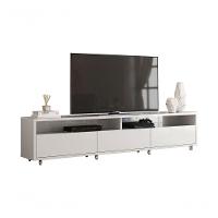 Rack Bancada Para Tv Aspen 1.8 Branco - Moveisaqui - 1