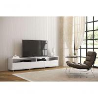 Rack Bancada Para Tv Aspen 1.8 Branco - Moveisaqui - 2