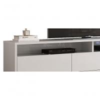 Rack Bancada Para Tv Aspen 1.8 Branco - Moveisaqui - 3