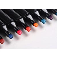 Canetinhas 80 Cores Com Livro De Pintar Capivara Fofa 50 Paginas Estojo Canetas Desenho Pintura Hobbie Lazer - 6