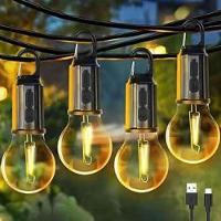 Lampada Led Acampamento Usb Recarregavel Sos Emergengia Pesca Camping Passeio Ar Livre Gancho Portatil Eficiente Seguro