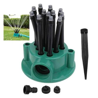 Aspersor Pulverizador 360 Graus Irrigaçao Quintal Jardim Canteiro Mangueira Rega Plantacao Horta Gramado Ar Livre