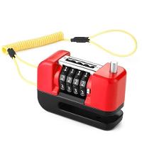 Trava De Disco Freio Antifurto Senha 4 Digitos Moto Bike Motocicleta Bicicleta Segurança Cadeado Resistente Proteçao - 6