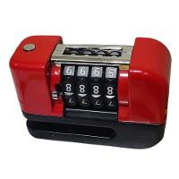 Trava De Disco Freio Antifurto Senha 4 Digitos Moto Bike Motocicleta Bicicleta Segurança Cadeado Resistente Proteçao - 7