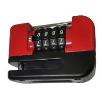 Trava De Disco Freio Antifurto Senha 4 Digitos Moto Bike Motocicleta Bicicleta Segurança Cadeado Resistente Proteçao - 9