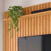 Painel Ripado Impacto 1.8 Para Tv Até 75 Polegadas Cinamomo