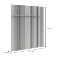 Painel Ripado Impacto 1.8 Para Tv Até 75 Polegadas Cinamomo - 6