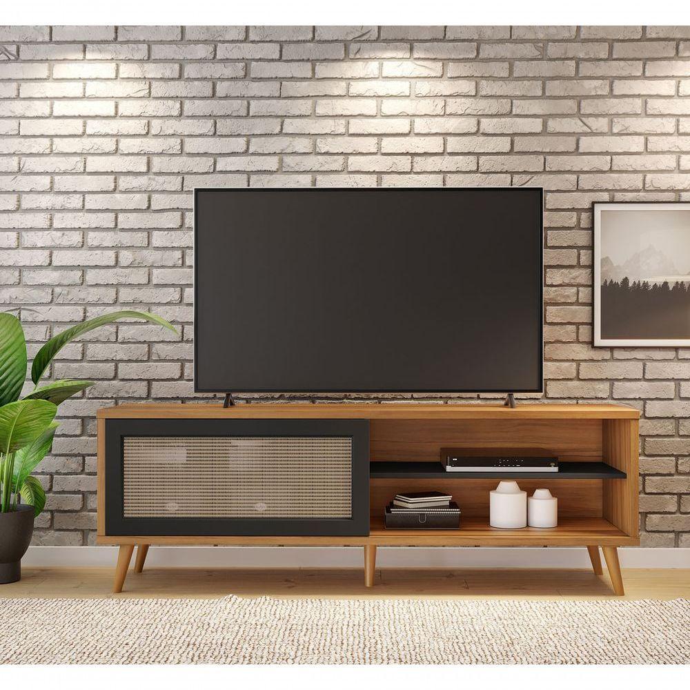 Rack Bancada Nt 1175 Freijó Com Preto - Notável - 2