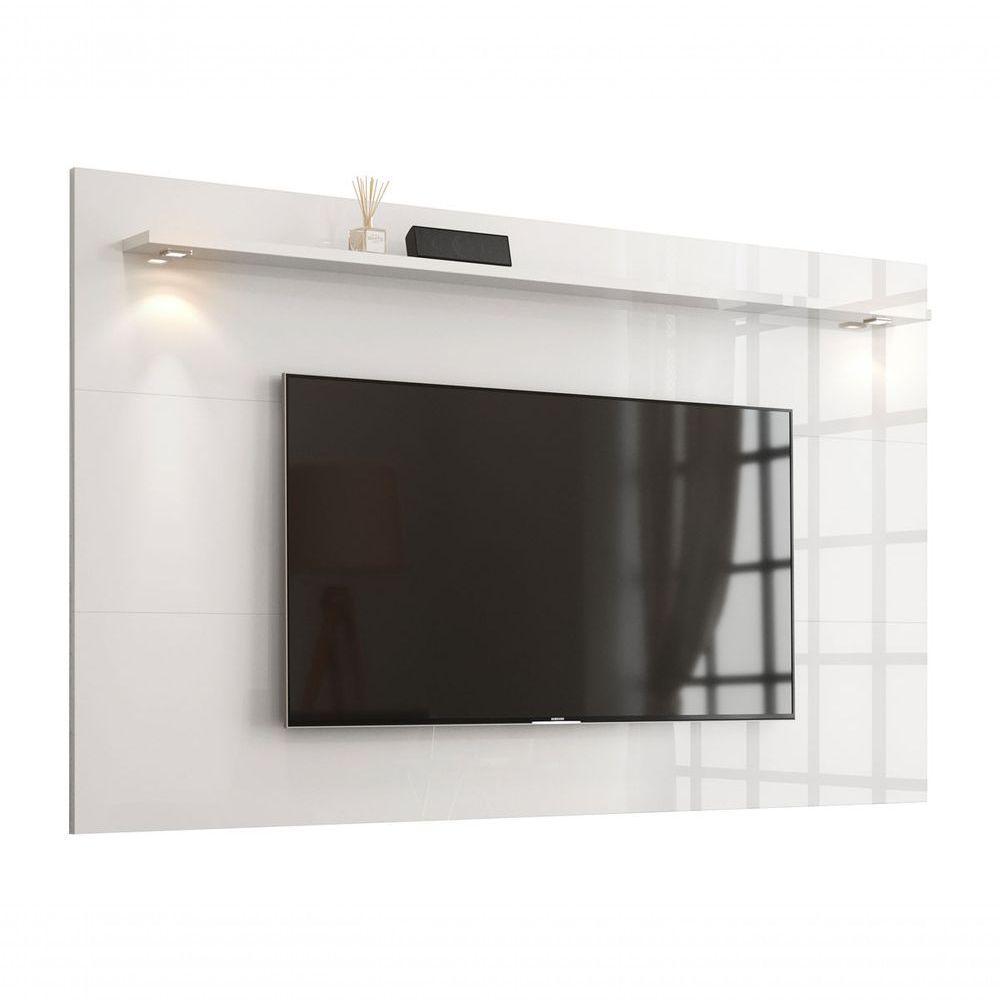 Painel Para Tv Aspen 1.8 Branco - Moveisaqui - 1