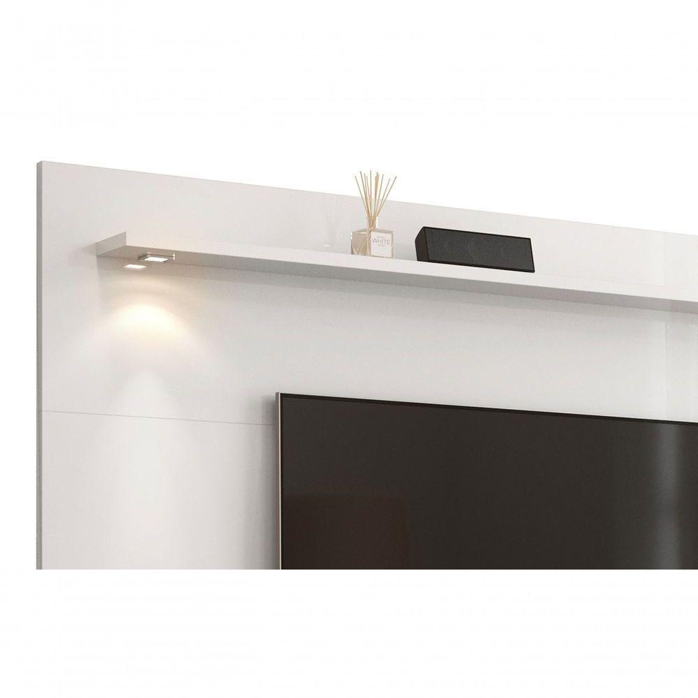 Painel Para Tv Aspen 1.8 Branco - Moveisaqui - 3