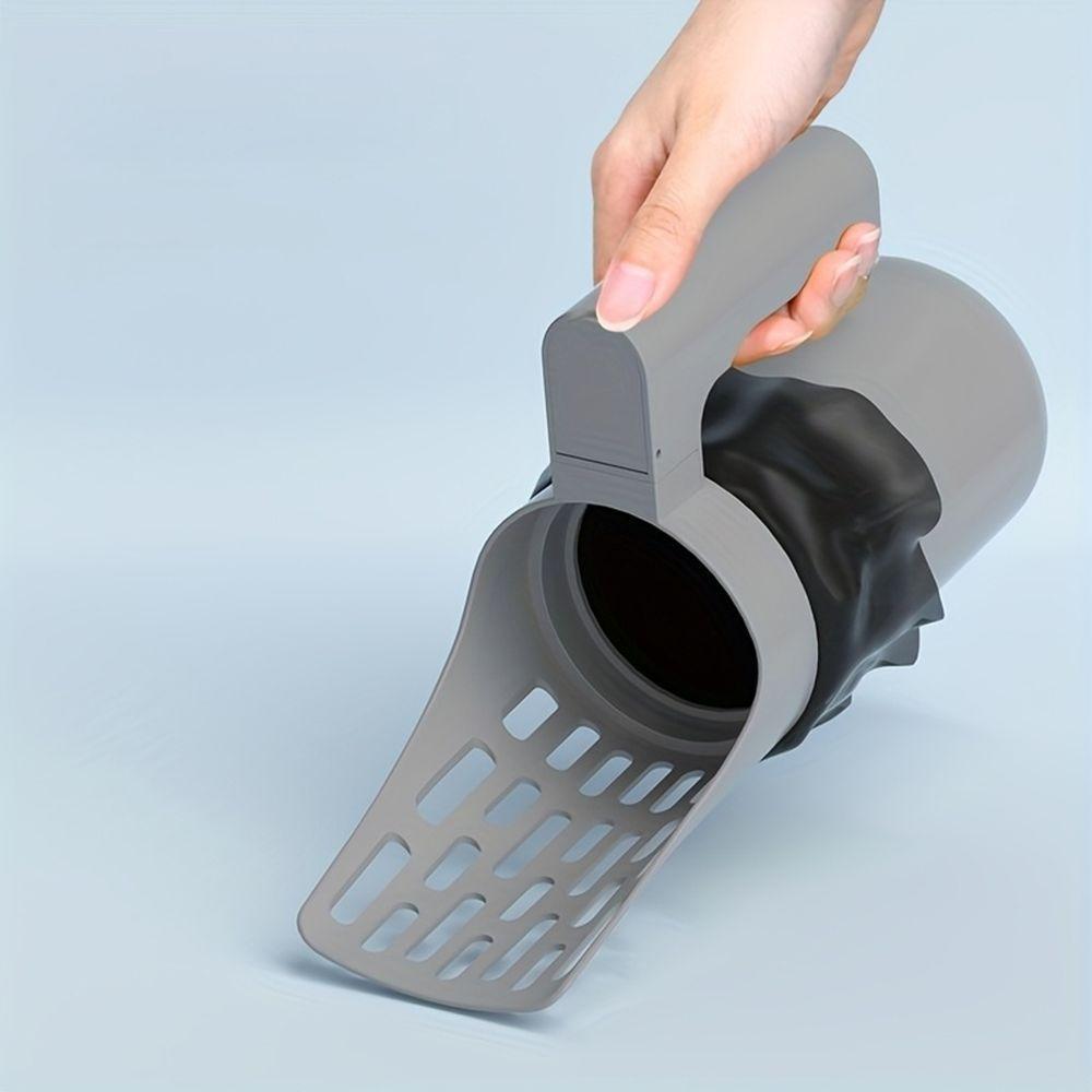 Coletor De Fezes Coco Pet Cao Gato Cachorro Saquinho Pa Higienica Limpeza Caixa De Areia Rua Passeio Animal De Estimaçao - 2