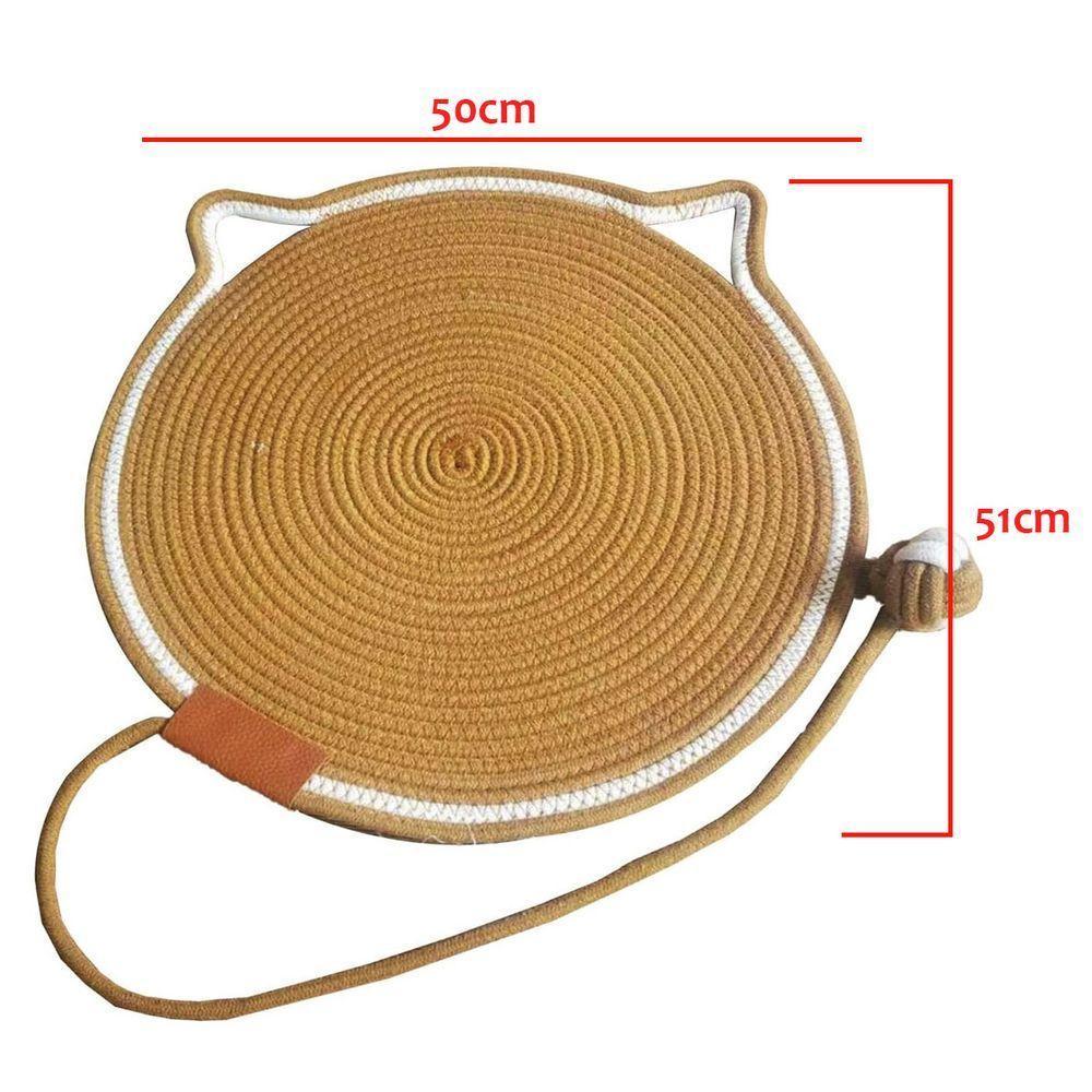 Arranhador Tapete Caminha Gato Pet Felino Animais Brinquedo Rasqueavel Relaxante Anti Estresse Casa Petshop Confortavel - 2