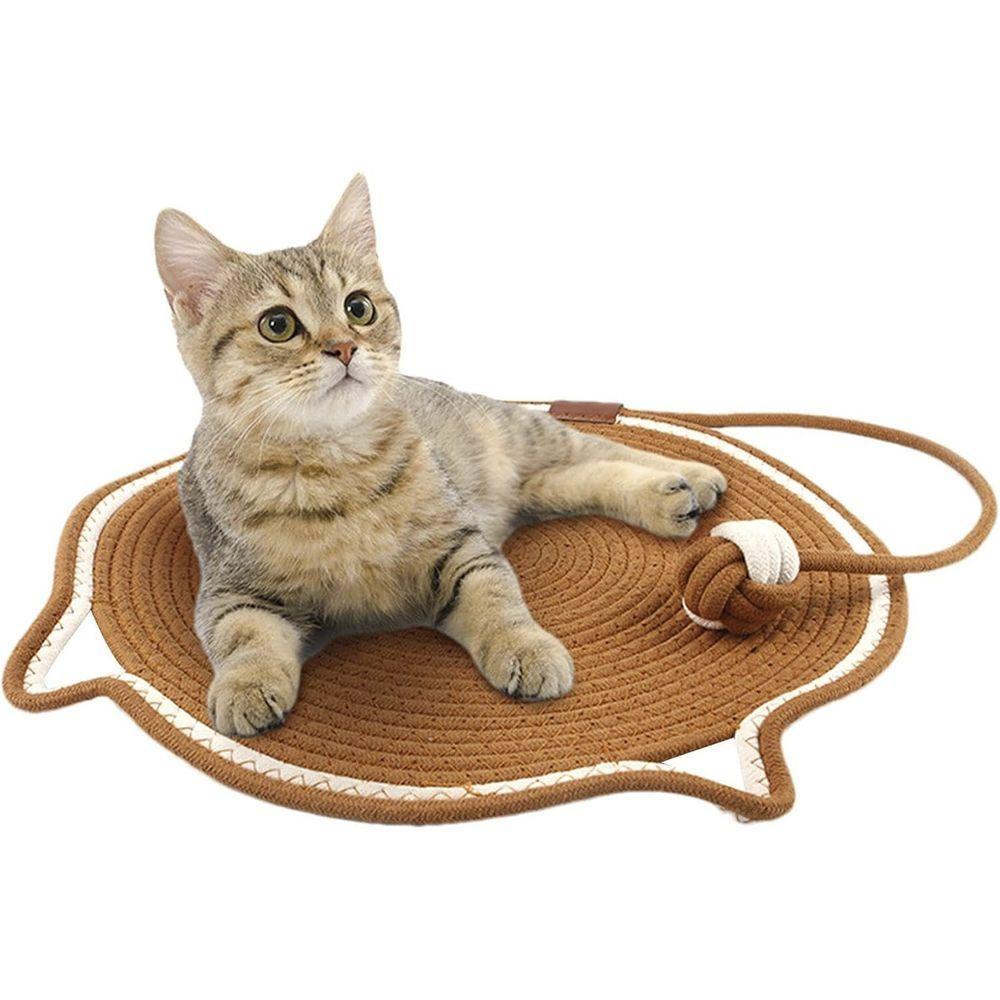 Arranhador Tapete Caminha Gato Pet Felino Animais Brinquedo Rasqueavel Relaxante Anti Estresse Casa Petshop Confortavel - 5