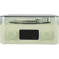 Caixa De Som Toca Disco Vinil Vitrola Bluetooth Cartao Tf Usb Recarregavel Luminaria Musical Rgb Led Iluminaçao - 7