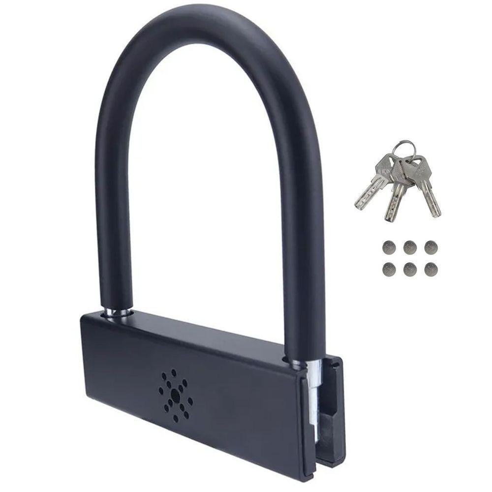 Cadeado Trava De Moto Bike Com Alarme Anti Furto Motocicleta Bicicleta Portao Som Alto Potente Proteçao Segurança - 8