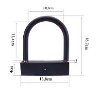 Cadeado Trava De Moto Bike Com Alarme Anti Furto Motocicleta Bicicleta Portao Som Alto Potente Proteçao Segurança - 6