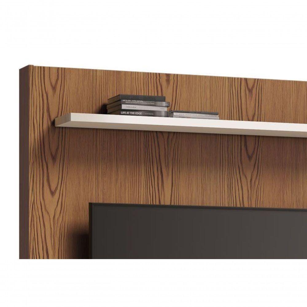 Home Theater Fit Freijó Com Off White - Imcal Móveis - 3