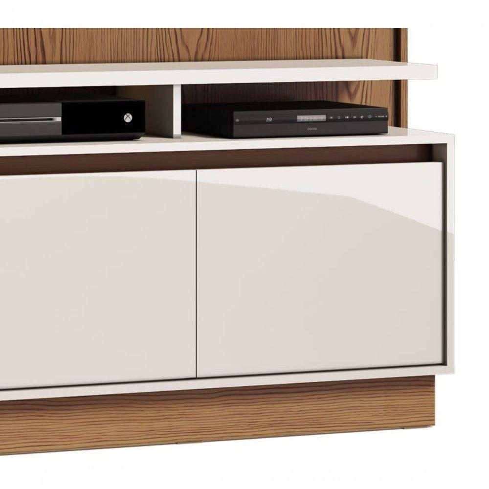Home Theater Fit Freijó Com Off White - Imcal Móveis - 4