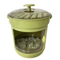 Balde Forma De Gelo Reservatorio Tampa Pegador Dispenser Recipiente Armazenamento Casa Reuniao Lazer Festa Evento