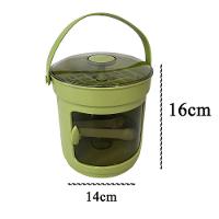 Balde Forma De Gelo Reservatorio Tampa Pegador Dispenser Recipiente Armazenamento Casa Reuniao Lazer Festa Evento - 7