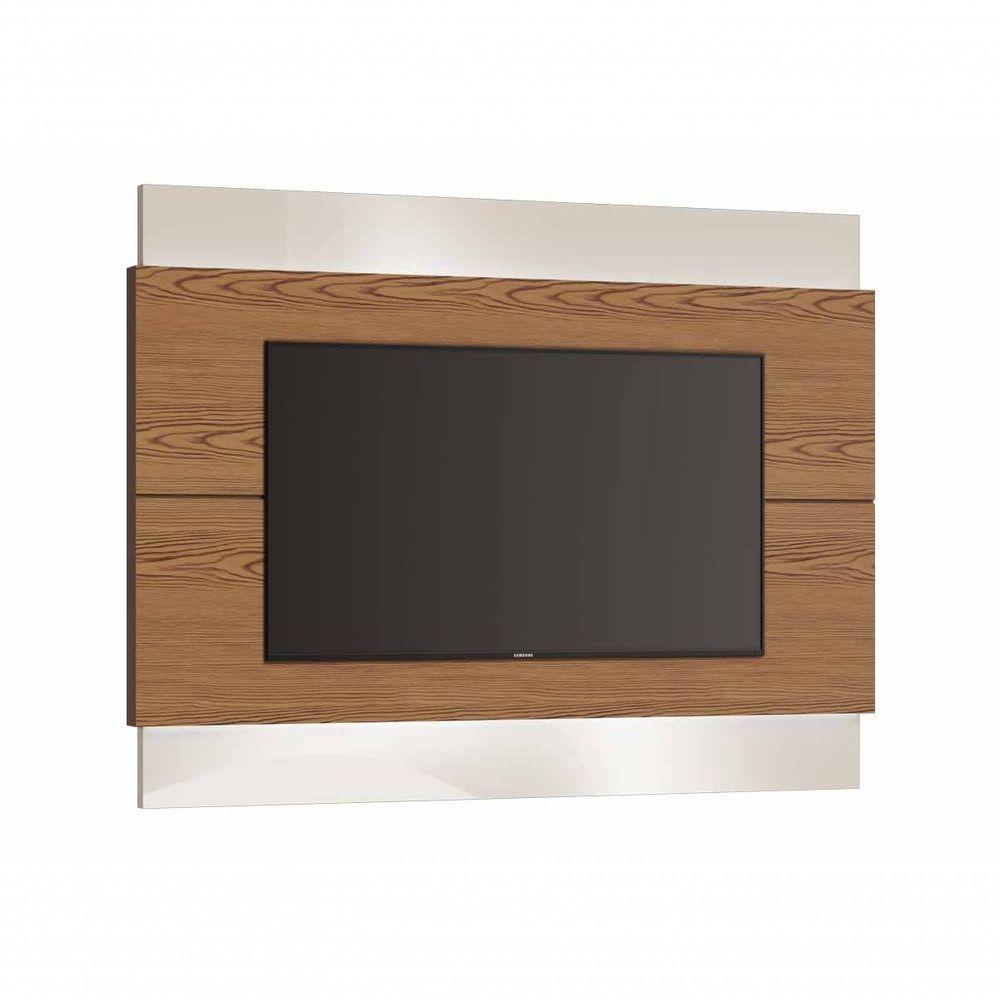 Rack Com Painel Classic Ad 1.8 Freijó Com Off White - Imcal Móveis - 2