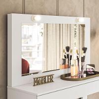 Penteadeira Camarim Gala Gaveta Moderna Iluminação Quarto Espelho Branco Fosco - 3