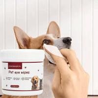 Lenço Umedecido Gato Cao Cachorro Pet Limpeza Olhos Cuidado Seguro Suave Hipoalergenico Animal De Estimaçao - 6