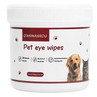 Lenço Umedecido Gato Cao Cachorro Pet Limpeza Olhos Cuidado Seguro Suave Hipoalergenico Animal De Estimaçao - 7