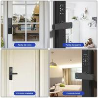 Fechadura Digital Eletronica Biometrica Wifi App Celular Portao Porta Senha Chave Cartao Rt Segurança Residencia Casa