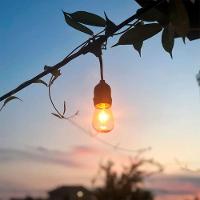 Varal De Luzes 10 Metros Extensivel 10 Bocais Luz Lampada Decoraçao Iluminada Luxo Festa Evento Formatura Casamento - 2