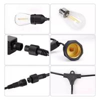 Varal De Luzes 10 Metros Extensivel 10 Bocais Luz Lampada Decoraçao Iluminada Luxo Festa Evento Formatura Casamento - 7