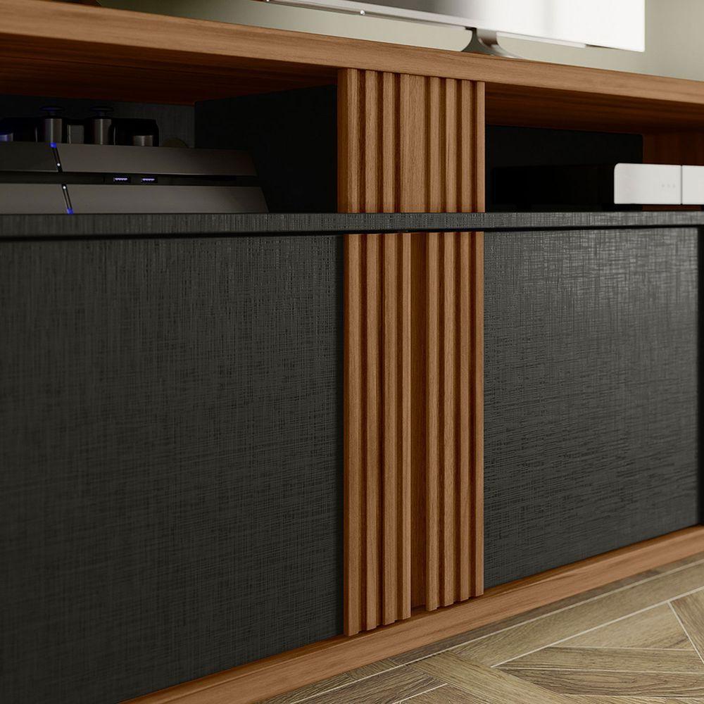 Rack Bancada Nt 1290 Freijó Com Preto - Notável - 3