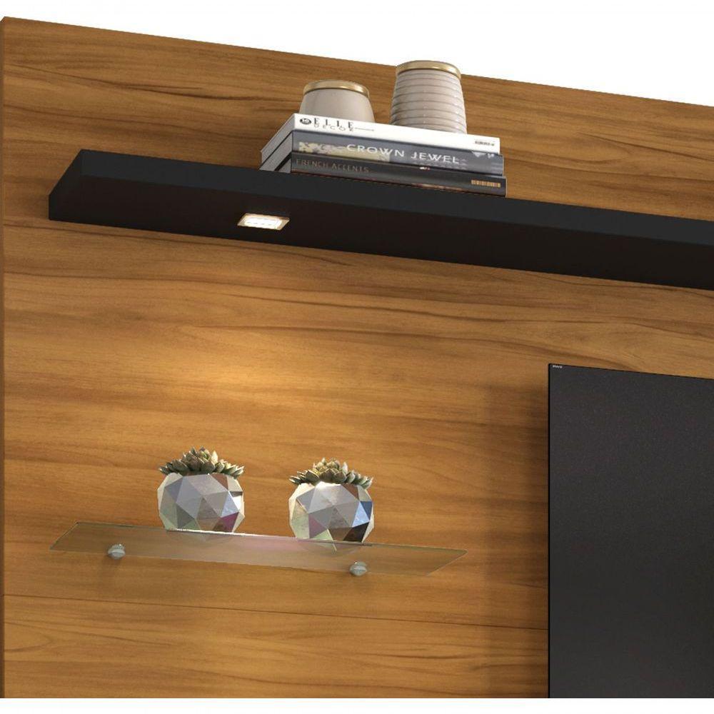 Painel Para Tv Nt 1115 Freijó Com Preto - Notável - 3