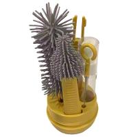 Kit Escova De Limpeza 4 Em 1 Mamadeira Garrafa Copo Bebe Criança Higiene Limpeza Bolsa Passeio Viagem - 8