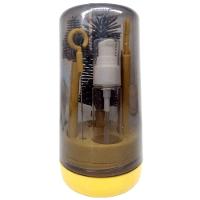 Kit Escova De Limpeza 4 Em 1 Mamadeira Garrafa Copo Bebe Criança Higiene Limpeza Bolsa Passeio Viagem - 10