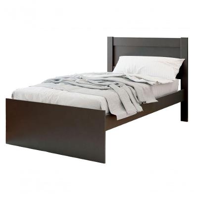 Cama Solteiro Prisma Preto - Jea Móveis