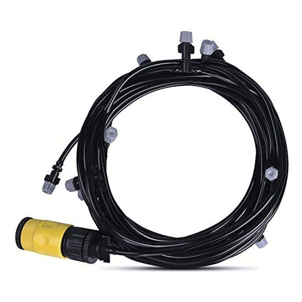 Mangueira Nevoa Climatizadora Kit 5 Uni Sistema Irrigacao 10 Metros Jardim Grama Quintal - 3