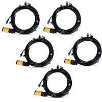 Mangueira Nevoa Climatizadora Kit 5 Uni Sistema Irrigacao 10 Metros Jardim Grama Quintal - 1