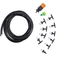 Mangueira Nevoa Climatizadora Kit 5 Uni Sistema Irrigacao 10 Metros Jardim Grama Quintal - 2