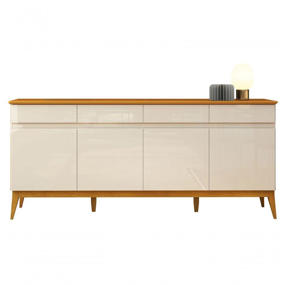 Buffet Aparador Magnum Off White Com Cedro - Edn Móveis - 1
